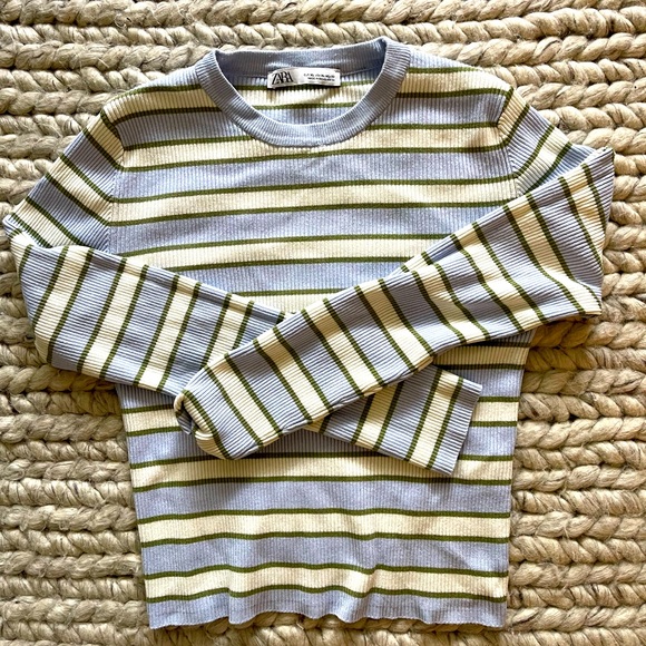 Zara Striped rib knit - Picture 1 of 2